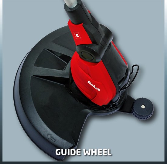 Einhell Elektrische Grastrimmer GC-ET 4530 Set (450 W - 30 cm maaibreedte - dubbele lijnspoel - motorkop verstelbaar - volautomatische draadtoevoer - bloem-/plantenbeschermer - incl. 3x draadspoelen)