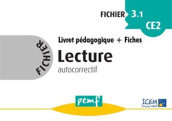 Fichiers de lecture - Fichier Lecture 3.1 CE2 - pack enseign ... - cover
