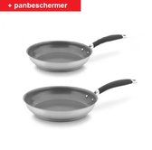 Habonne Ecovite Forte Koekenpan - set 20 + 24 cm - inclusief panbeschermer