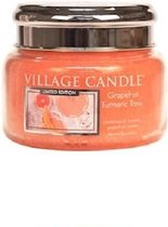 Village Candle - Grapefruit Turmeric Tonic - Small Candle - 55 branduren