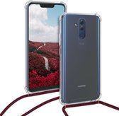 Telefoonhoes met koord voor Huawei Mate 20 Lite telefoontasje crossbody