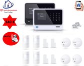 Home-Locking draadloos smart alarmsysteem wifi,gprs,sms set 16 AC-05