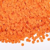 Papieren Confetti Oranje 100 Gr