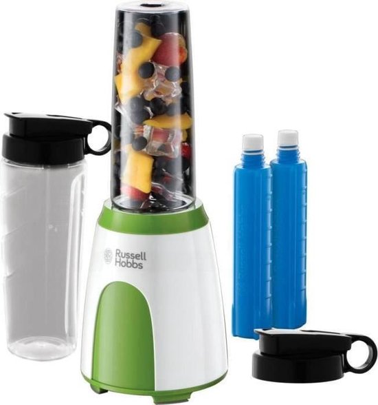 Russell Hobbs Explore Mix & Go Cool - Staande mixer 300 W Groen/Wit - Mixer - ideaal voor smoothie