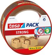 4x Tesa verpakkingstape bruin 66 mtr x 38 mm - Klusmateriaal - Verpakkingsmateriaal - Inpakmateriaal - Verpakkingsbenodigdheden - Verpakkingstape/inpaktape - Dozen afsluittape