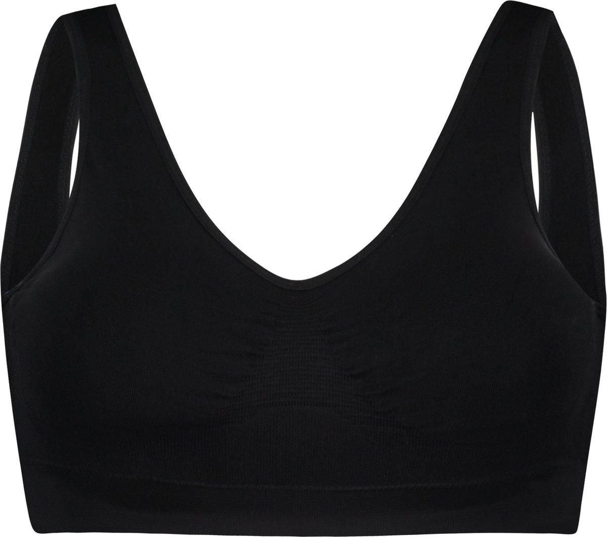 Hunkemöller Croptop Seamless - zwart black