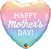 Hartvormige folie ballon happy mothers day
