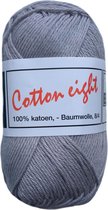 Beijer BV Cotton eight 8/4 onbewerkt dun katoen garen - licht grijs (362) - pendikte 2,5 a 3mm - 1 bol