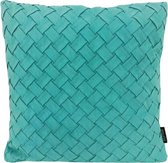 Nexa Suedine Turquoise Kussenhoes | Polyester - Imitatie Suède | 45 x 45 cm