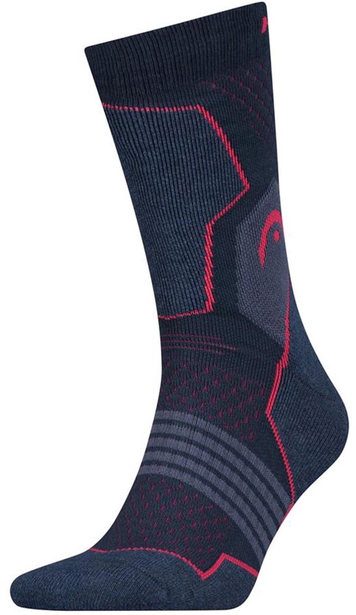 HEAD 4-Pack Anatomisch Wandelsokken Merino Unisex Heren Dames – 35-38 701219910 Roze