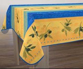 Tafelkleed anti-vlek Provence jaune ovaal 240 cm Tafellaken - Decoratieve Tafel Accessoires - Woonkamer Decoratie - Bonne et Plus®