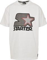 Starter Heren Tshirt -S- Starter Multicolored Logo Wit