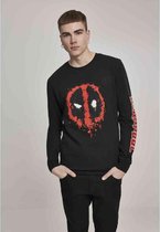 Marvel Deadpool Crewneck sweater/trui -2XL- Deadpool Splatter Zwart