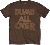 Frank Zappa - Dumb All Over Heren T-shirt - L - Bruin