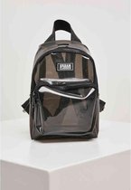 Urban Classics - Transparent Mini Backpack transparentblack one size Rugtas - Zwart