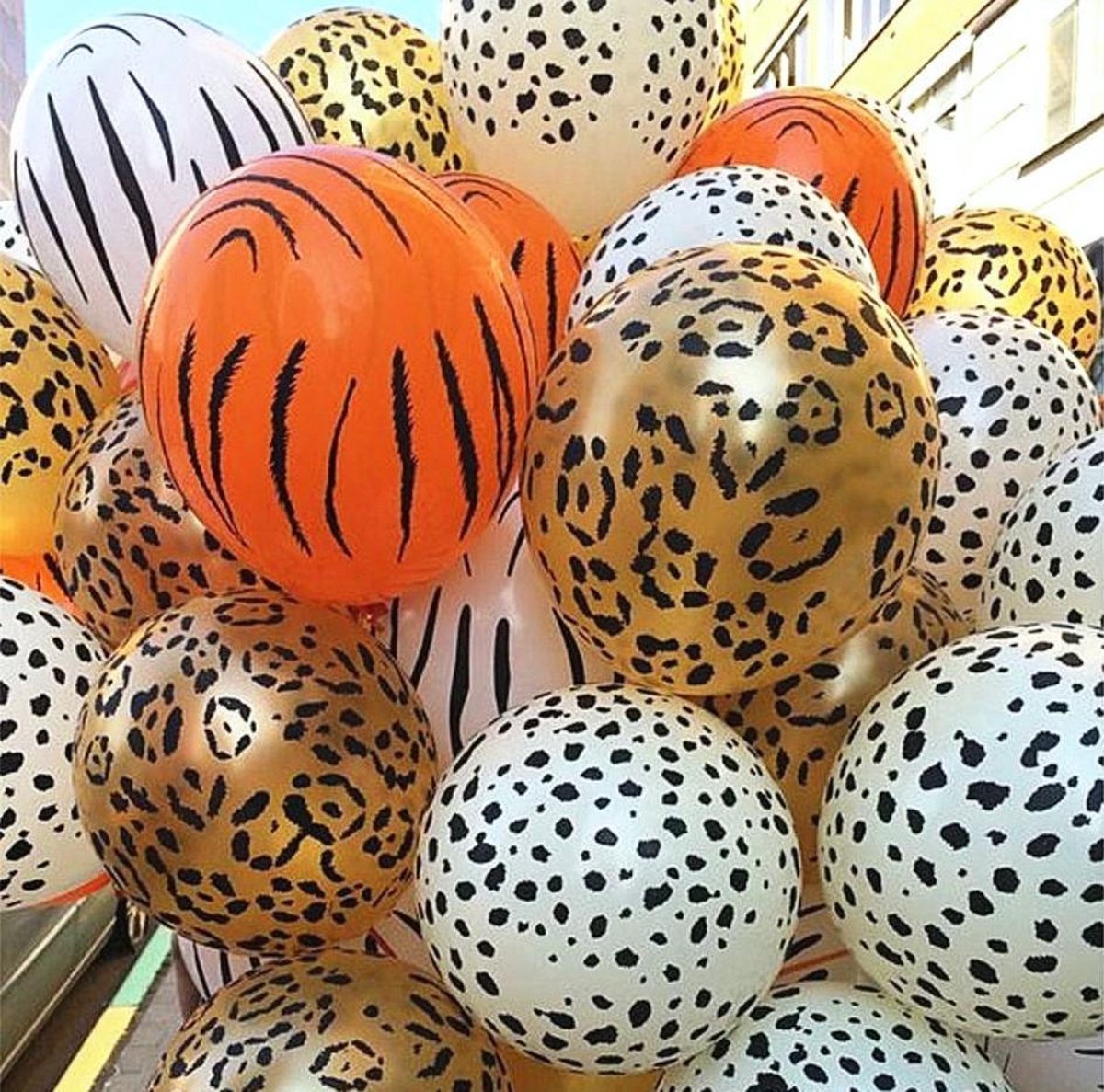 Panterprint / Luipaard ballonnen - feest - 50 stuks | bol.com