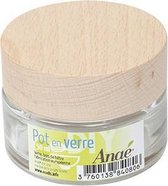 Anae- Glazen potje leeg 50ml - Make-up - Verzorgingsproducten - Schoonheidsproduct- Opslag- Homemade - DIY-