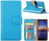 Nokia 3.1 - Bookcase Turquoise - portemonee hoesje
