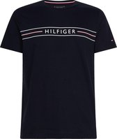 Tommy Hilfiger T-shirt - Mannen - donkerblauw/wit