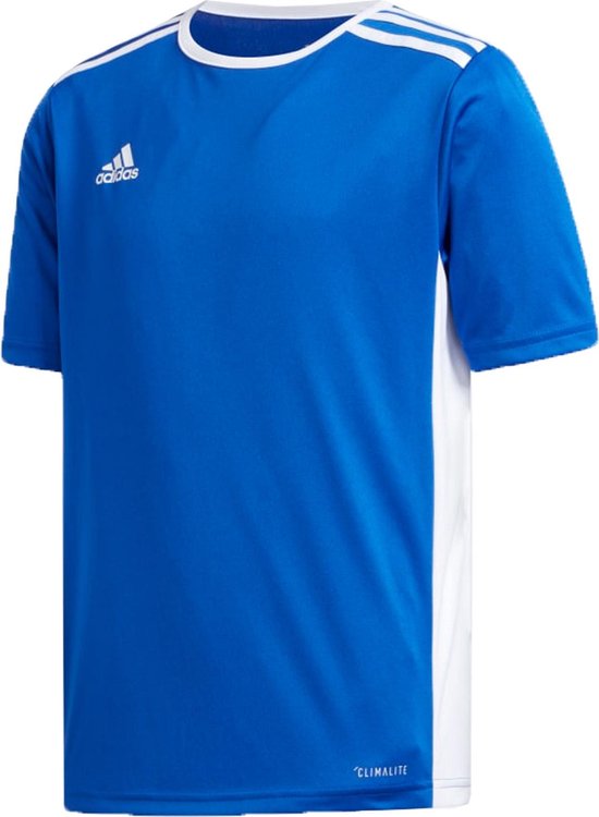 adidas Sport shirt - Taille 164 - Unisexe - bleu, blanc
