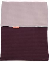 Deken wafel Lace Plum