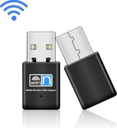 DrPhone W2 USB Draadloze wifi adapter -  WiFI Dongle - Single Band 2.4 GHz - 300 Mbps - PC / Computer