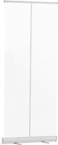 Corona Hygiene Preventie scherm - Roll-Up Banner Transparant - Scheidingswand 80 cm breed x 2 meter hoog