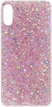 ADEL Premium Siliconen Back Cover Softcase Hoesje Geschikt voor Samsung Galaxy A50(s)/ A30s - Bling Bling Roze