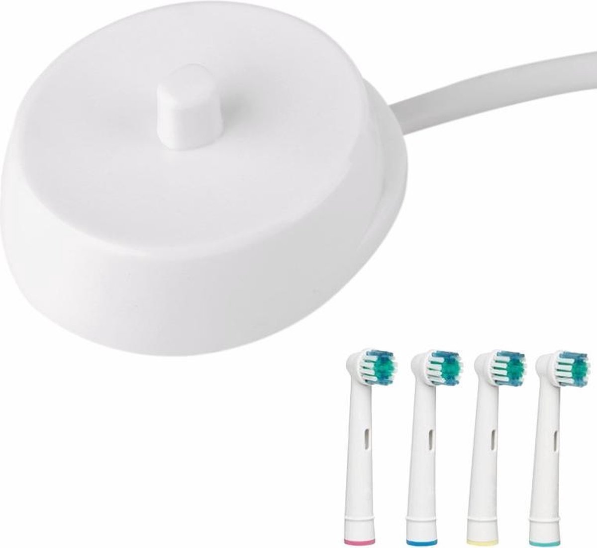 Door vervolgens Wiskundig Oplader voor Oral-B tandenborstel - Inclusief set van 4 opzetborstels -  Oplader Oral-B... | bol.com