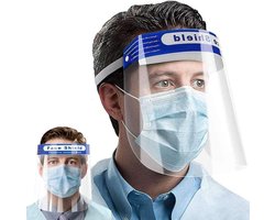 Spatmasker Gezichtscherm - Beschermkap voor gezicht - Doorzichtig - 1 Stuks