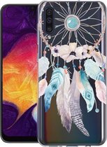 iMoshion Hoesje Geschikt voor Samsung Galaxy A30s / A50 Hoesje Siliconen - iMoshion Design hoesje - Transparant / Meerkleurig / Dreamcatcher