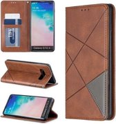 Étui livre Samsung Galaxy S20 | Etui pour téléphone en cuir | Étui en cuir PU de haute qualité | Étui portefeuille en cuir | Apparence Luxe | Porte-cartes | Porte-monnaie | Marron