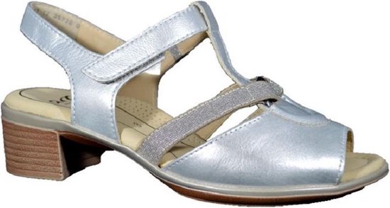 Ara -Dames -  zilver - sandalen - maat 41