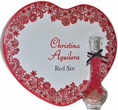 Christina Aguilera Red Sin Geschenkset 30ml EDP + Herz-Metallbox