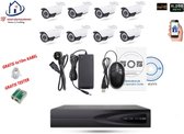 Home-Locking camerasysteem met NVR 5.0MP H265 POE met 8 camera's 1944P 5.0MP CS-8-1440