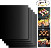 NewAgeDevi - Ovenbeschermers - BBQ Matjes - Grill Mat - BBQ Accessoires - Herbruikbaar en niet-klevend! Set van 2 stuks