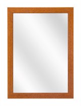 Spiegel met Vlakke Houten Lijst - Kersen - 40x60 cm