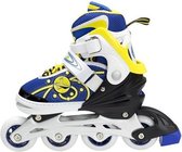 NILS EXTREME Skeelers / inline-skates voor kinderen geel-blauw MAAT S