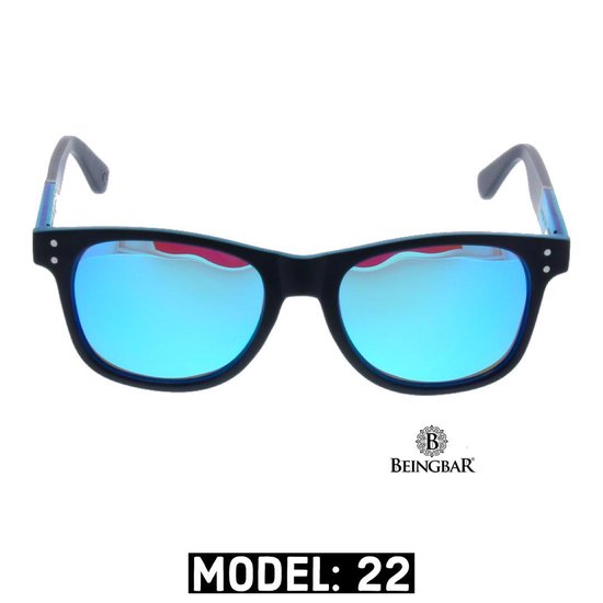BEINGBAR Eyewear "Model 22" Sustainable Wooden Sunglasses van BEINGBAR — afbeelding 4