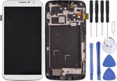 Lcd-scherm (TFT) + aanraakscherm met frame voor Galaxy Mega 6.3 / i527 (wit)