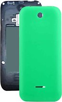 Effen kleur kunststof batterij achtercover voor Nokia 225 (groen)