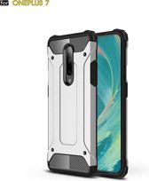 Magic Armor TPU + PC Combination Case voor OnePlus 7 (zilver)