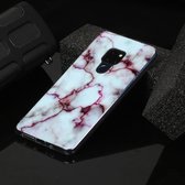 Voor Huawei Mate 20 Marble Pattern Soft TPU beschermhoes (rood)