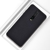 Voor Xiaomi Redmi K30 schokbestendige stoffen beschermhoes (zwart)