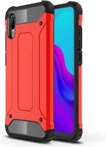 Magic Armor TPU + PC Combination Case voor Huawei Y6 Pro (2019) (Rood)