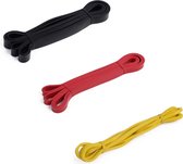 Gymtogether.nl| Pull-up Bands Pakket - 3 stuks | Weerstandsbanden | Power bands |  Fitness - Elastiek weerstandsband  - Resistance Power Band Tube  - Set - Elastiek weerstandsband  Fitnessban