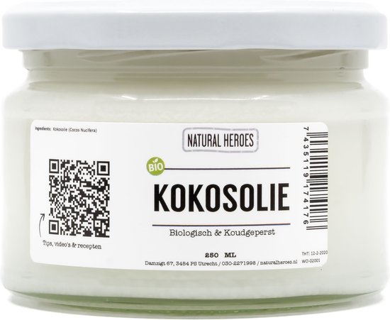Kokosolie (Biologisch & Koudgeperst) 500 ml | bol.com