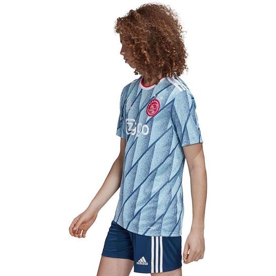 Maillot adidas Ajax Away 2020-2021 Enfants - Bleu Glace - Taille 140