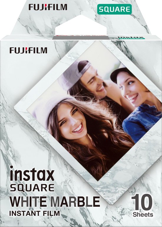 Fujifilm Instax Square Film - White Marble - 10 stuks