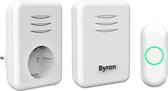 Byron DBY-22316 Draadloze deurbel – Portable en Plug-through set – 150 meter bereik